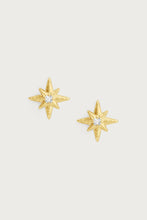 Anabel Aram Celeste Stud Earrings, White, front product view