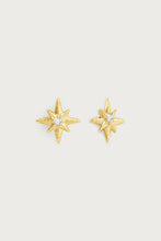 Anabel Aram Celeste Stud Earrings, White, detail view 4