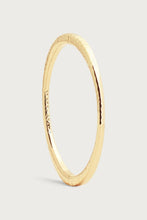 Anabel Aram Farrier Thin Hinged Bangle, Gold, front product view