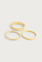 Anabel Aram Farrier Thin Hinged Bangle, Gold, detail view 4