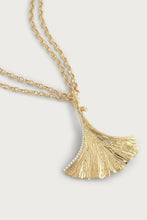 Anabel Aram Ginkgo Pendant Necklace, gold finish, product view
