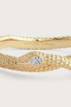 Anabel Aram Serpent Hinged Bangle, detail view 5