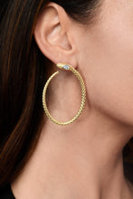 Anabel Aram Serpent Hoop Earrings, detail view 2