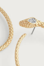 Anabel Aram Serpent Hoop Earrings, detail view 5