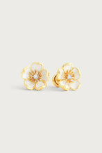 Anabel Aram Wildflowers Enameled Stud Earrings, detail view 3