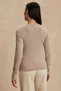 Edna Long Sleeve Fitted Tee