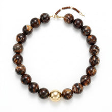 Lyonlee - Multicolor Oversized Beaded Statement Necklace: 4
