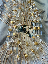 Quartz Barrel Bead and Gold Necklace 