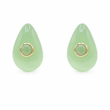 Michael Nash Jewelry - Rosamund Jade Resin Pierced Earrings