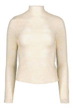 Spencer Funnel Neck Lace Top, Ivory