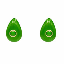 Michael Nash Jewelry - Rosamund Green Resin Pierced Earrings: Pierced