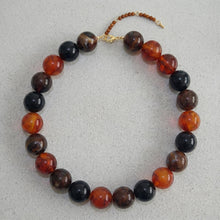 Lyonlee - Multicolor Oversized Beaded Statement Necklace: 6