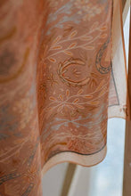 Western Harvest in Dusty Rose Silk Wild Rag Scarf