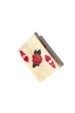 Hand-Painted Ace of Hearts Claw Hair Clip