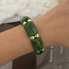 Lyonlee - Resin Statement Cuff Bracelet: 10