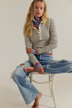 Lake Henley Stripe Top