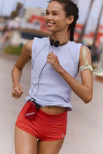 Love My Twist Muscle Tank, White Heather Grey