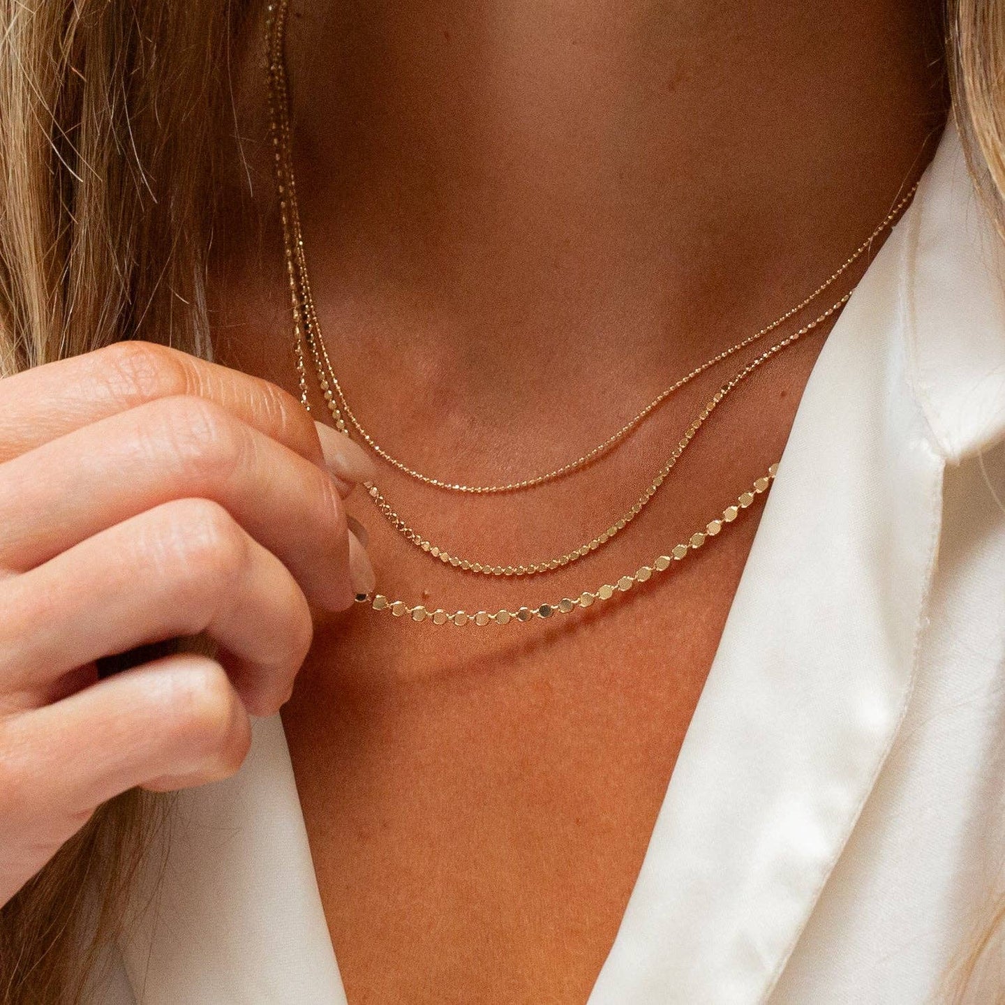 JBall bead Trio Necklace