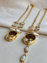 Easton Elle Fossil Necklace — Long, vendor order product photo