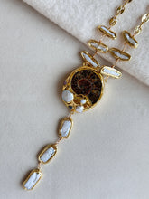Easton Elle Fossil Necklace — Long, Long product detail