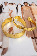 Easton Elle Thin and Thick Plated Cuffs, enhanced product photograph on fashion magazine