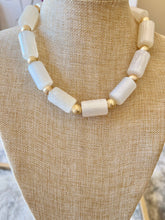 White Statement Necklace
