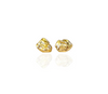 Gold-tone Dipped Earring Stud pair