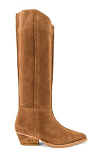 Free People Sway Low Slouch Boots 2.0 in Tan suede, product view 1