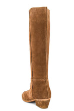 Free People Sway Low Slouch Boots 2.0 in Tan suede, product view 3