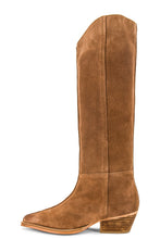 Free People Sway Low Slouch Boots 2.0 in Tan suede, product view 5