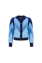 ALLISON New York Fuzzy Chevron Sweater, sweater-only front view