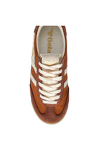 Gola Firefly sneaker in Pale Rust/Rust/Off White — top view