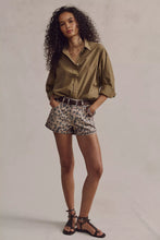 Now Or Never Printed Denim Shorts
