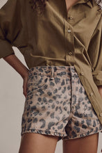Now Or Never Printed Denim Shorts