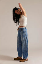 Good Luck Mid-Rise Barrel Jeans