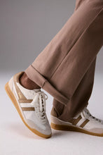 Gola Classics Women's Tornado Zephyr Sneakers in off white and light camel - Side view