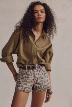 Now Or Never Printed Denim Shorts