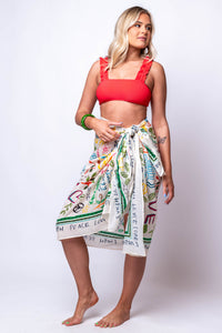 mother earth tie sarong