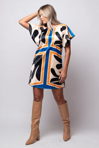 Ada Flutter Sleeve Mini Dress - Bandit and the Babe