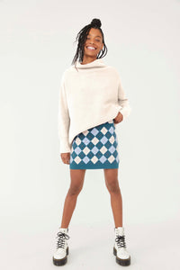 Argyle Viola Sweater Mini | mini skirt | FREE PEOPLE