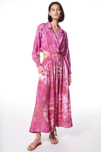 Derby Dress | Orchid Spin Wash | MAXI DRESS | Young Fabulous & Broke