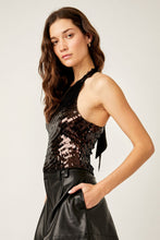 Free People Disco Fever Cami in black combo