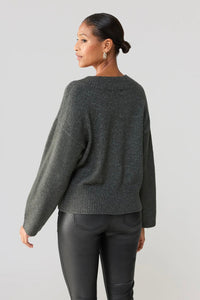 sanctuary grey knit sweater