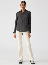 Feeling Good Sateen Shirt relaxed fit magnet