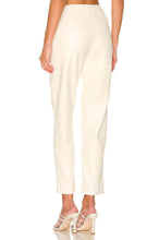 Franny Vegan Leather Trouser | Ivory - Bandit and the Babe