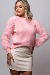 Frida Feather Sleeve Sweater - Bandit and the Babe