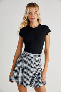 Honey Pleated Skirt | Black Combo | TENNIS SKIRT | FREE PEOPLE