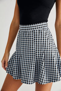 Honey Pleated Skirt | Black Combo | TENNIS SKIRT | FREE PEOPLE