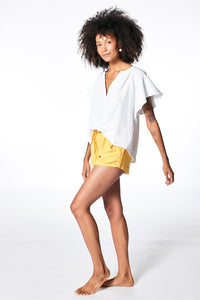 Izzy Raw Edge Short | Mango | SHORTS | Young Fabulous & Broke