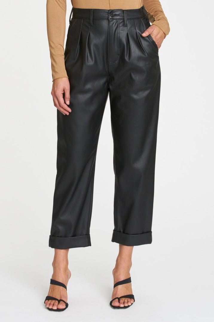 Kellin Pleated Trouser | Traditional Leather Pants | pistola